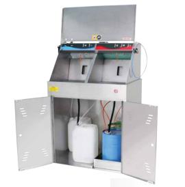 Uređaj-kada za pranje farbarskih pištolja za vodene i rastvaračke sisteme ROSAUTO